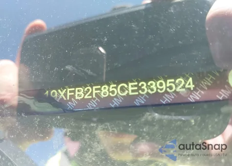 2012 Honda Civic Ex z USA, uszkodzony, nr VIN 19XFB2F85CE339524